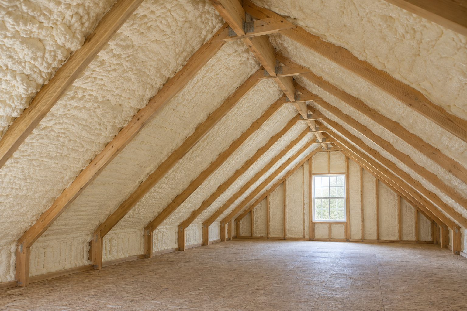 Attic Spray Foam Insulation